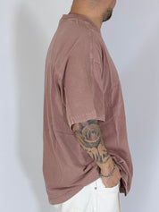 T-shirt fiammata cipria 089G