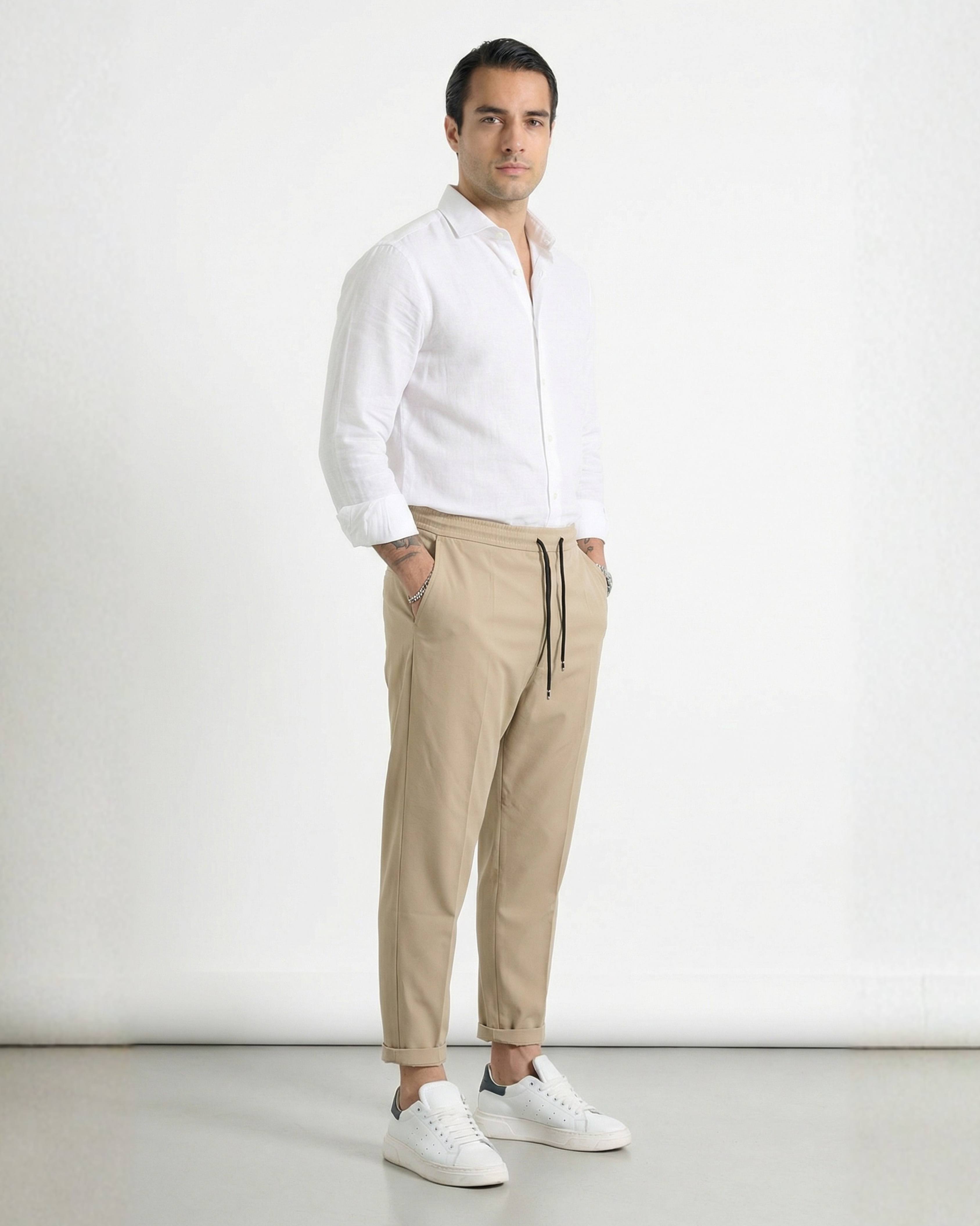 Bridge · Pantalaccio beige 323