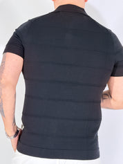 Polo fantasia nera M04B
