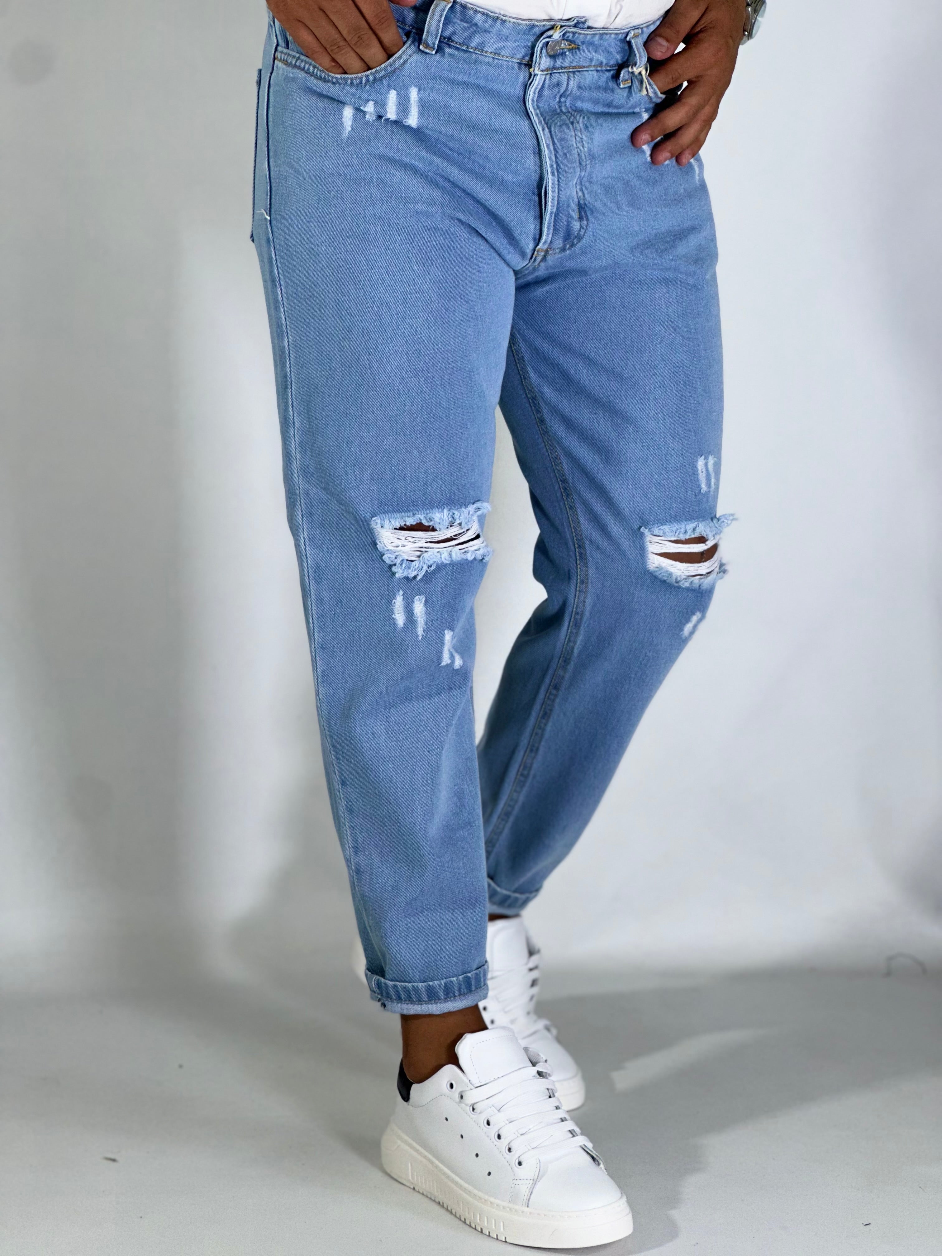 Jeans loose fit chiaro CR2544