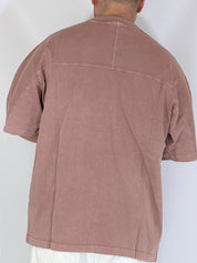 T-shirt fiammata cipria 089G