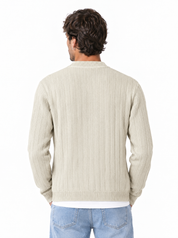 MACE Cardigan sciallato avorio