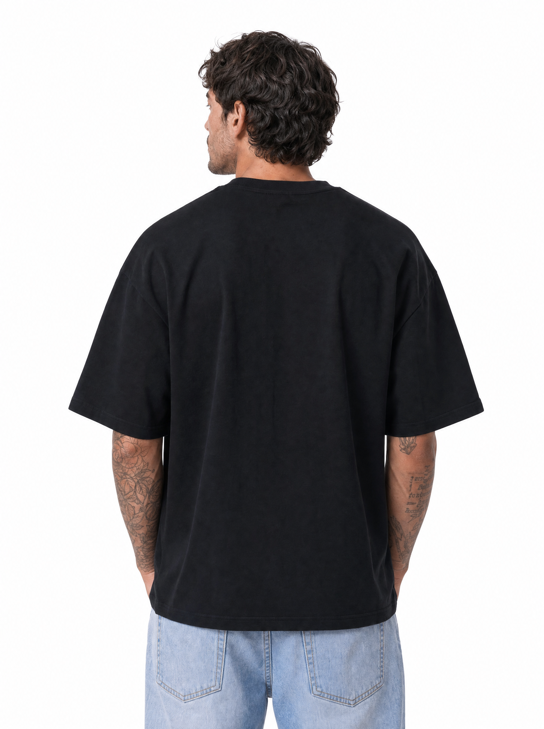 NOTORIUS t-shirt serafino nera