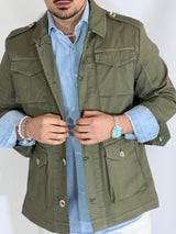 Sahariana verde militare DIAMOND