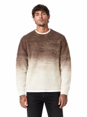Maglia onde sfrangiata beige 4988