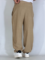 Pantalaccio in lino balloon beige KANTO