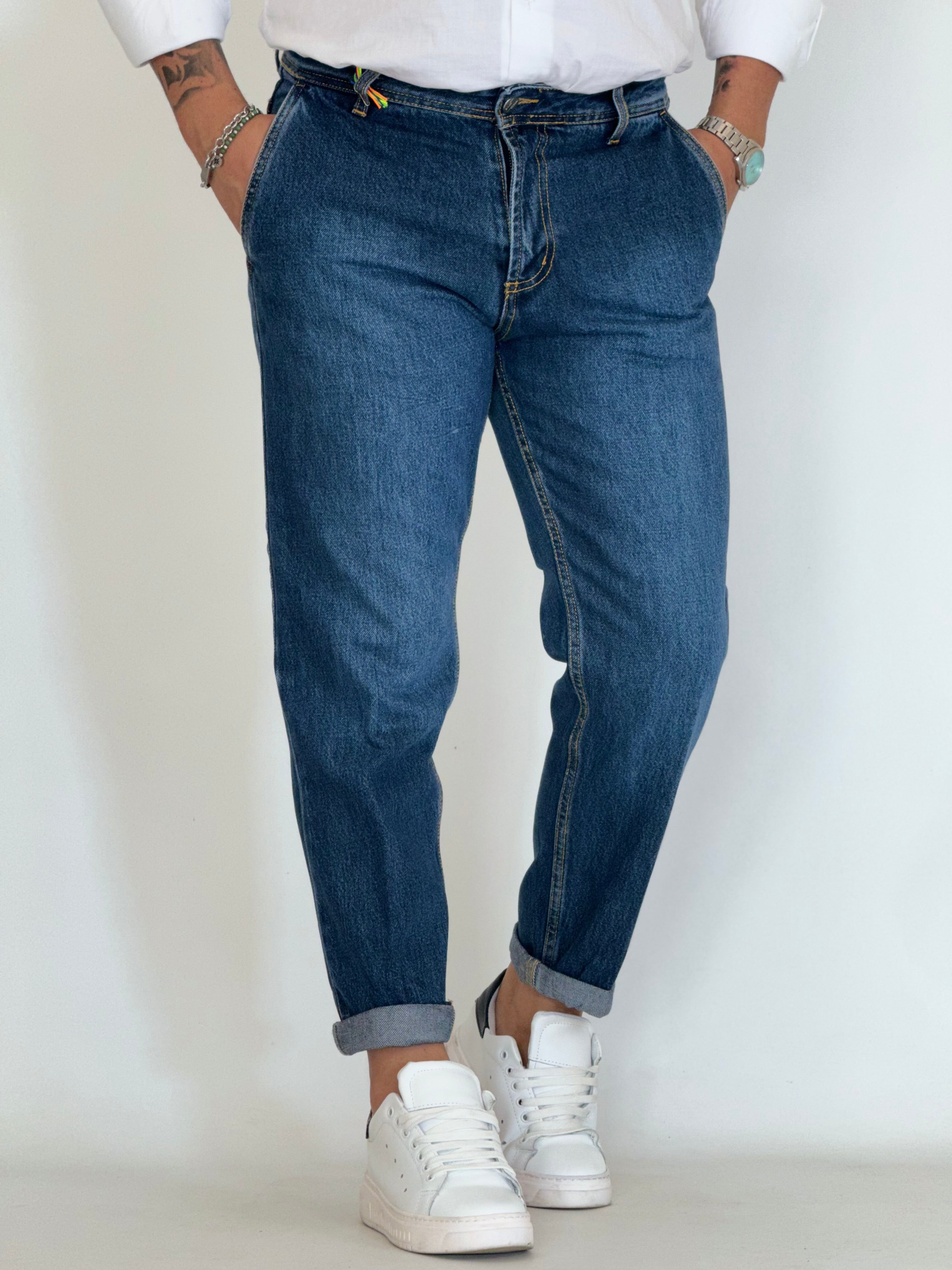 Jeans loose fit scuro 6220