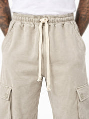 Pantalone tuta cargo beige DC186006