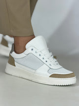 Scarpa forata riporto beige DB81F