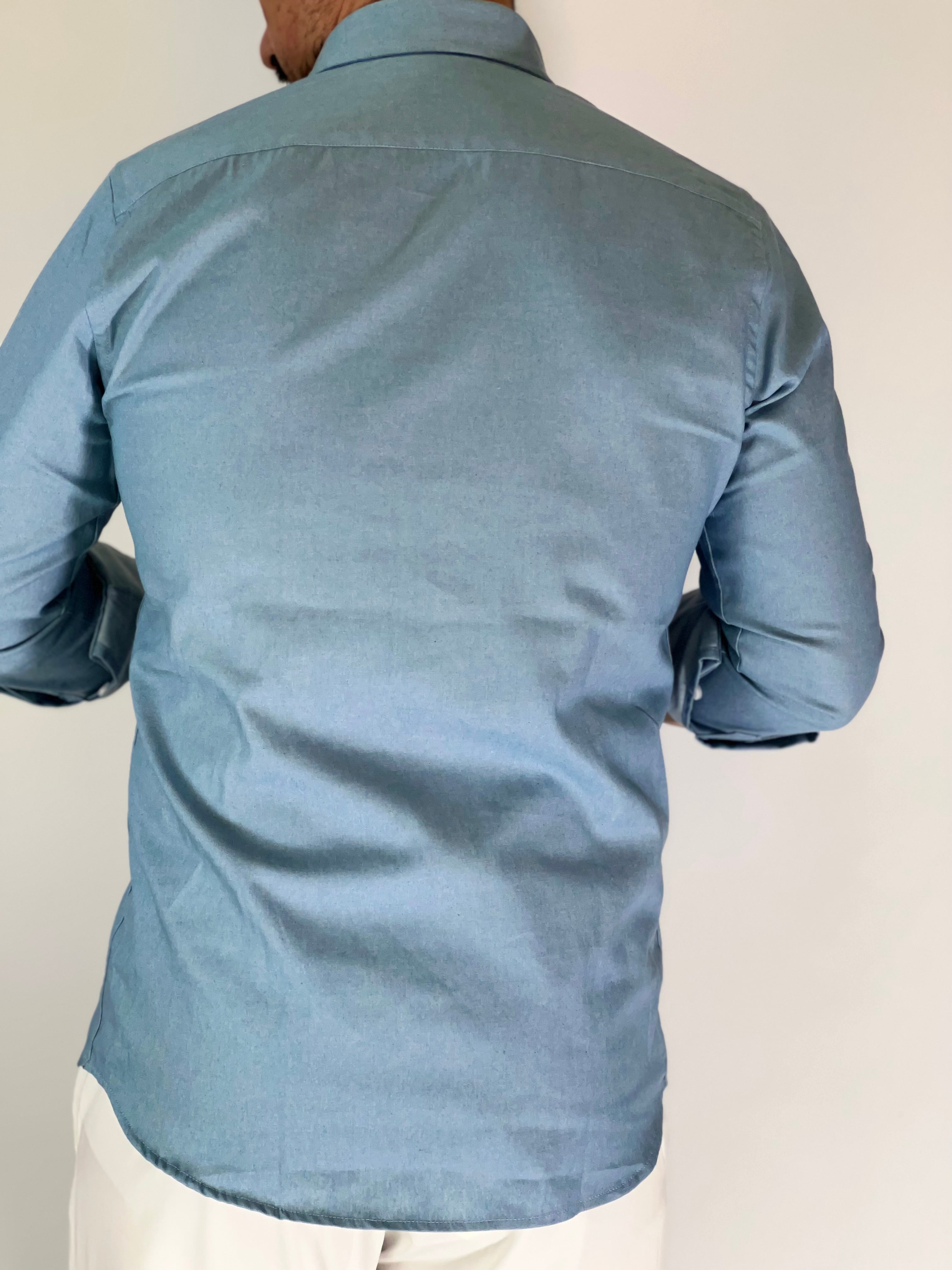 Camicia MIGLIACCIO jeans chiaro