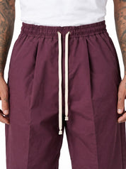QUENTIN Pantalaccio japan con pinces bordò