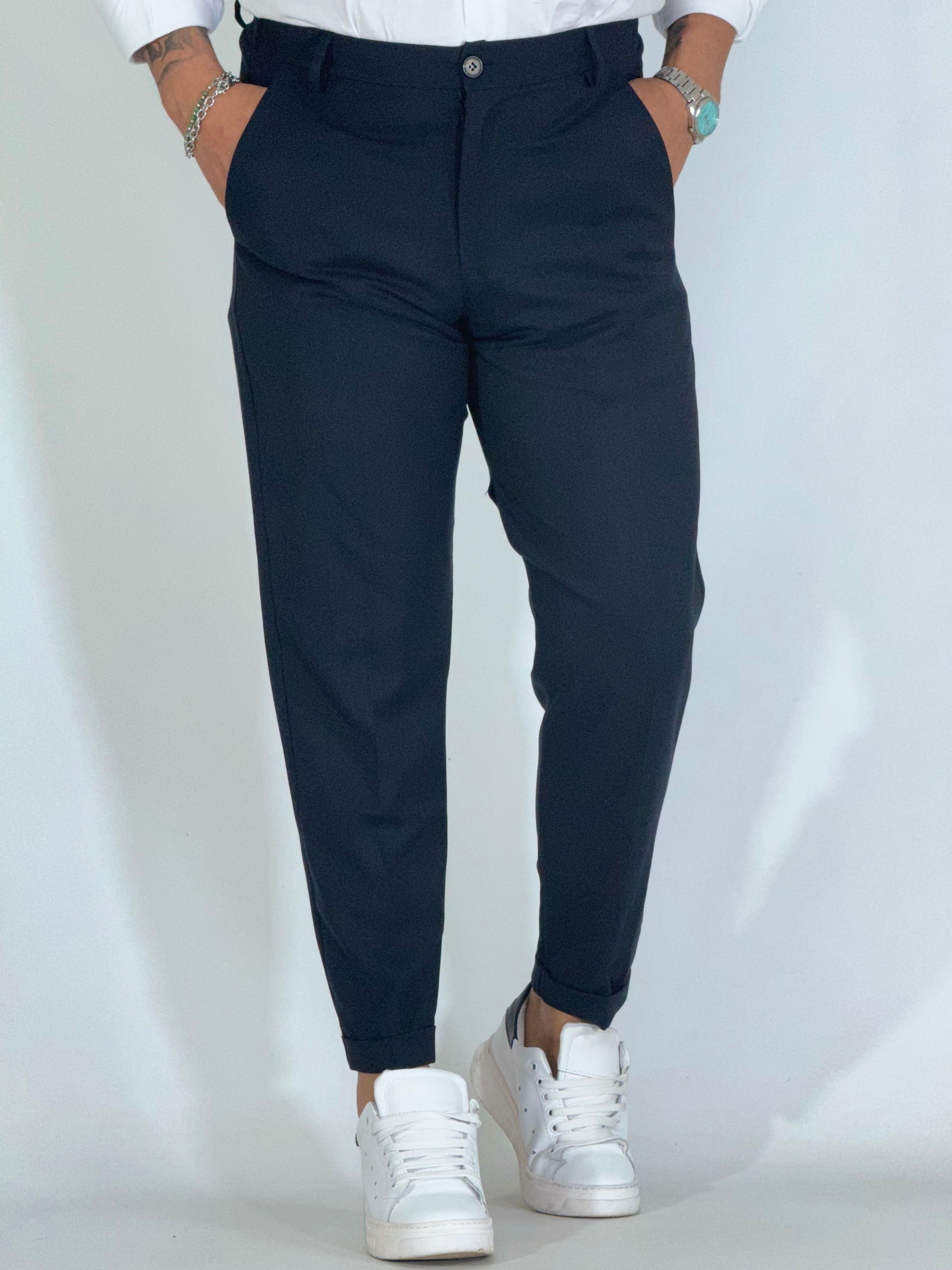 Pantalone elegante blu UM486