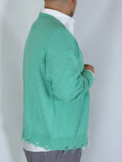 Cardigan verde acqua TBS2603