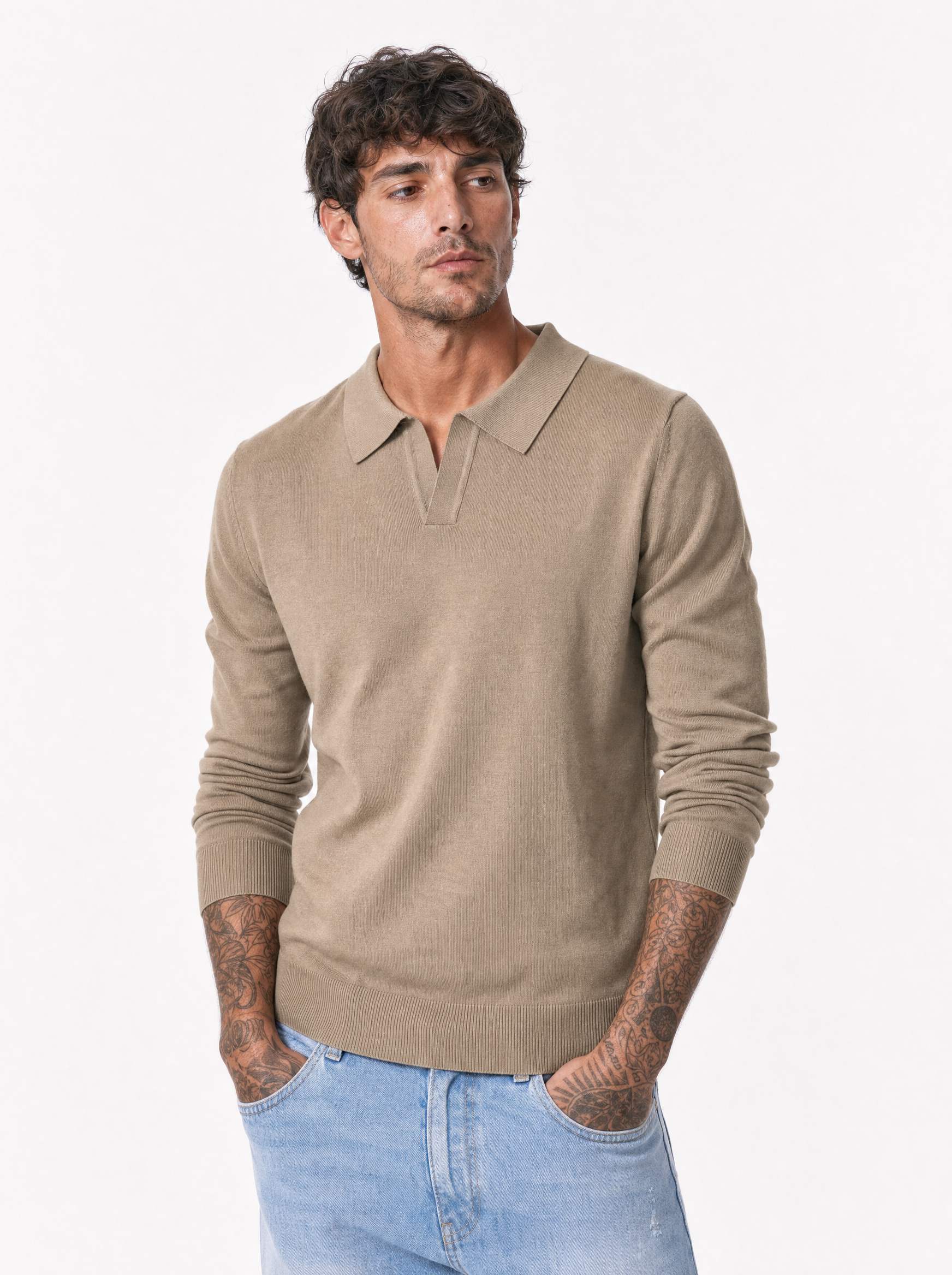 Polo beige MT852