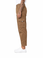 SOLARIS Pantalone cargo beige