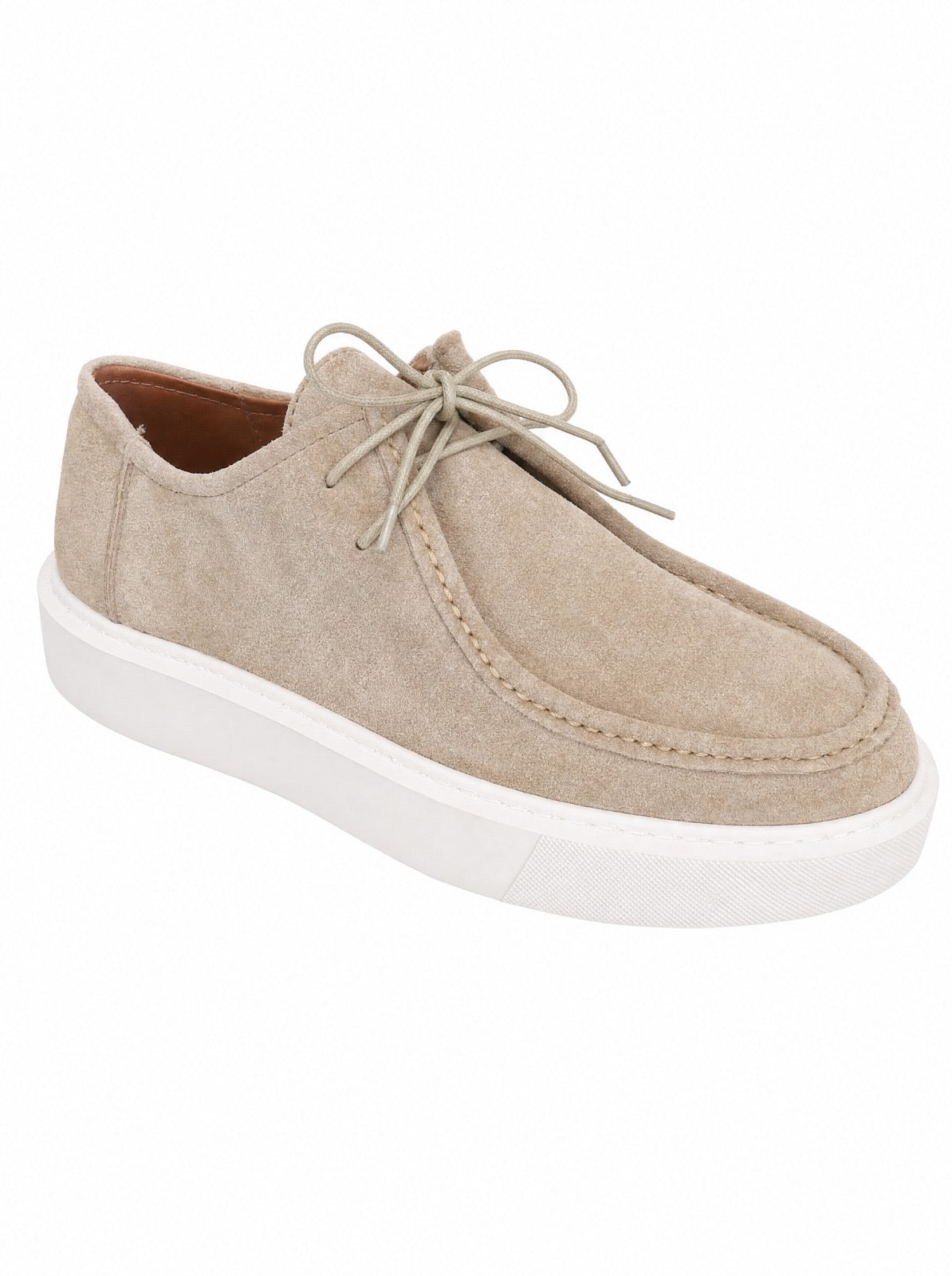 N73 Mocassino casual camoscio beige