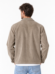 STIGE Giacca in velluto beige