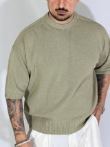 T-shirt boxi cropped salvia PACIFIC