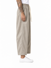 QUENTIN Pantalaccio japan con pinces sabbia