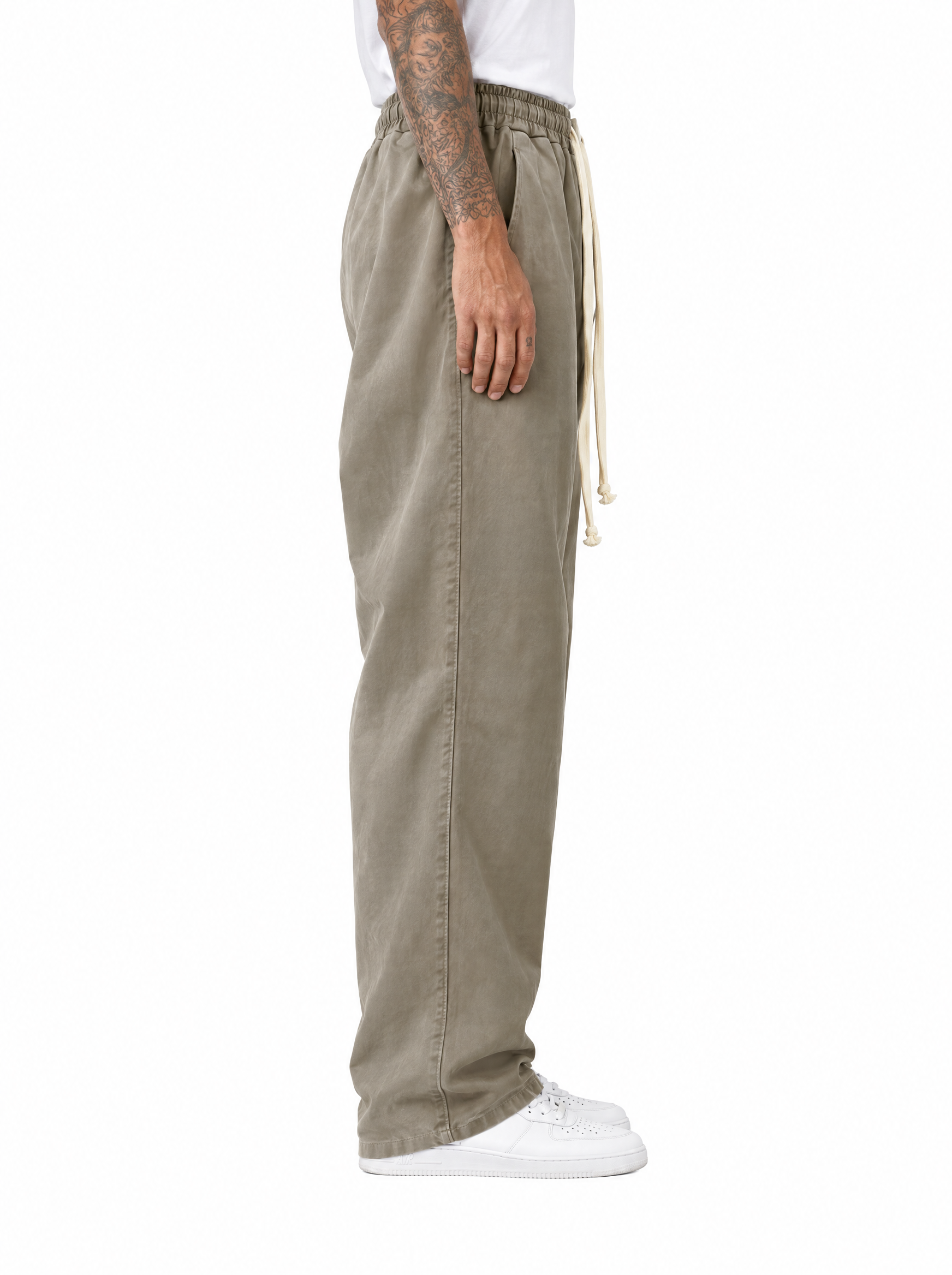 Pantalaccio oversize tortora AD202501