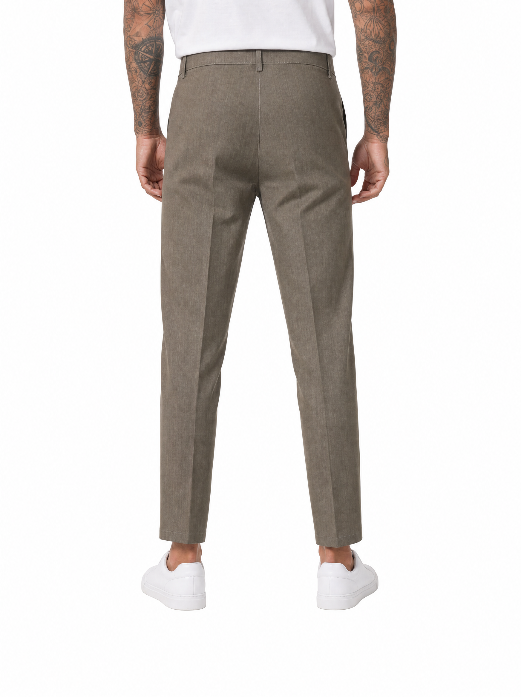 Pantalone abbottonatura laterale fango ADFS31