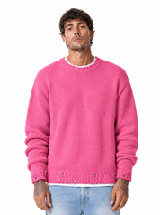 JOLLY girocollo con abrasioni kitty