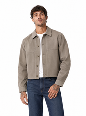 TAYLOR camicia cropped beige