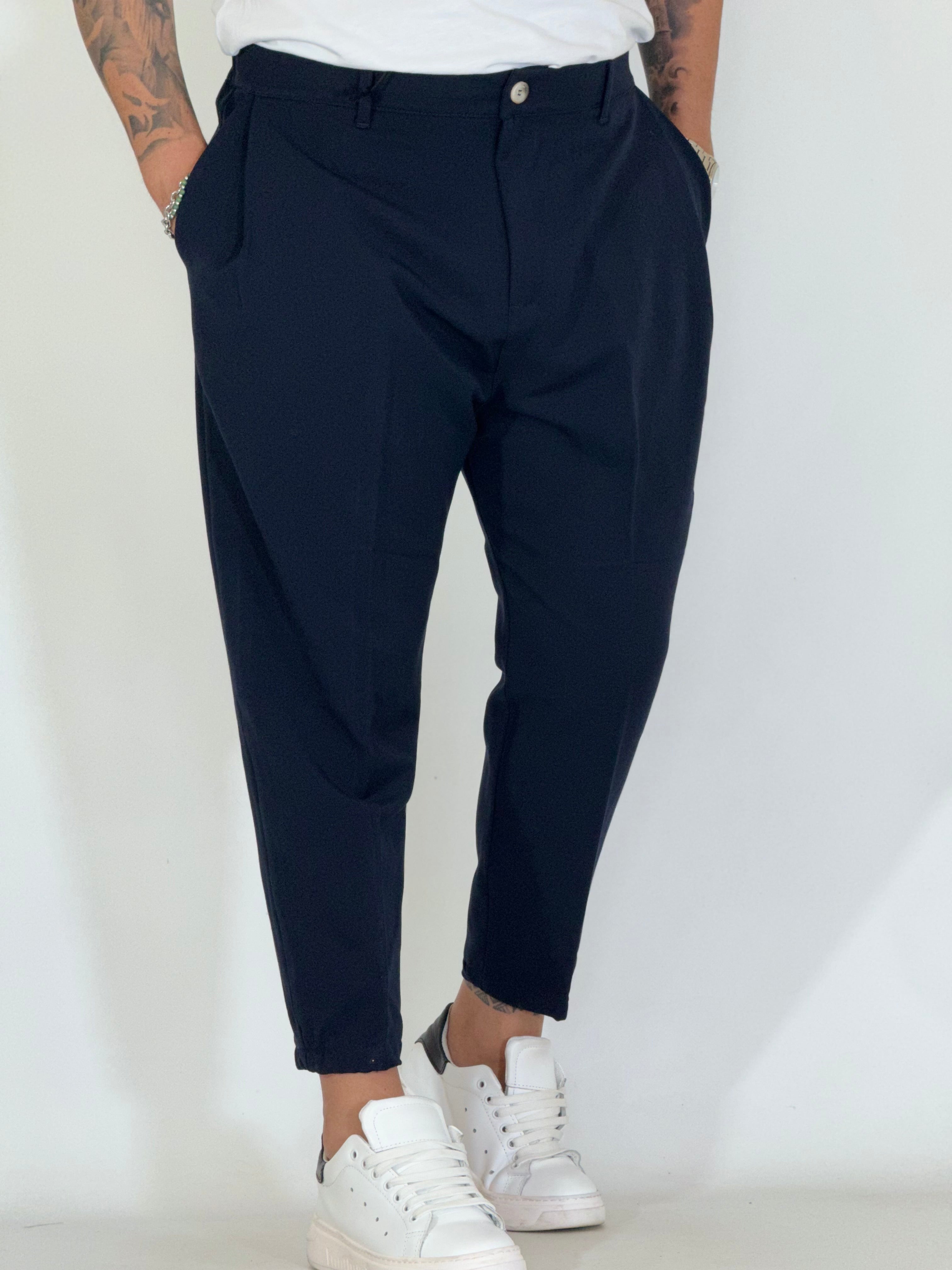 Pantalone semiturco blu AD45