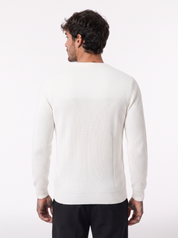 Maglia intrecciata bianca AD2213