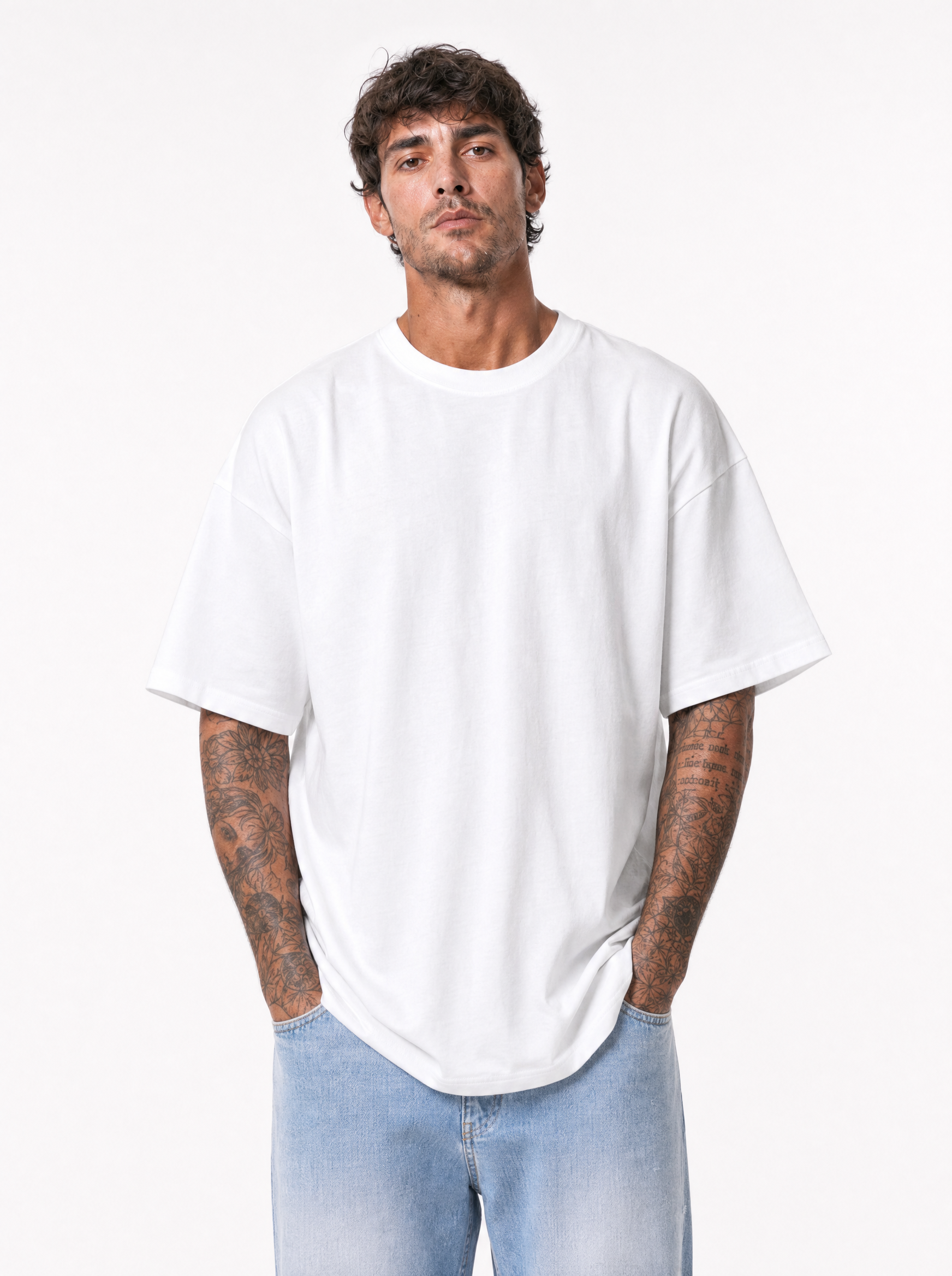 LOUVRE t-shirt cropped bianca