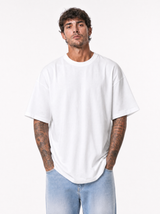 LOUVRE t-shirt cropped bianca