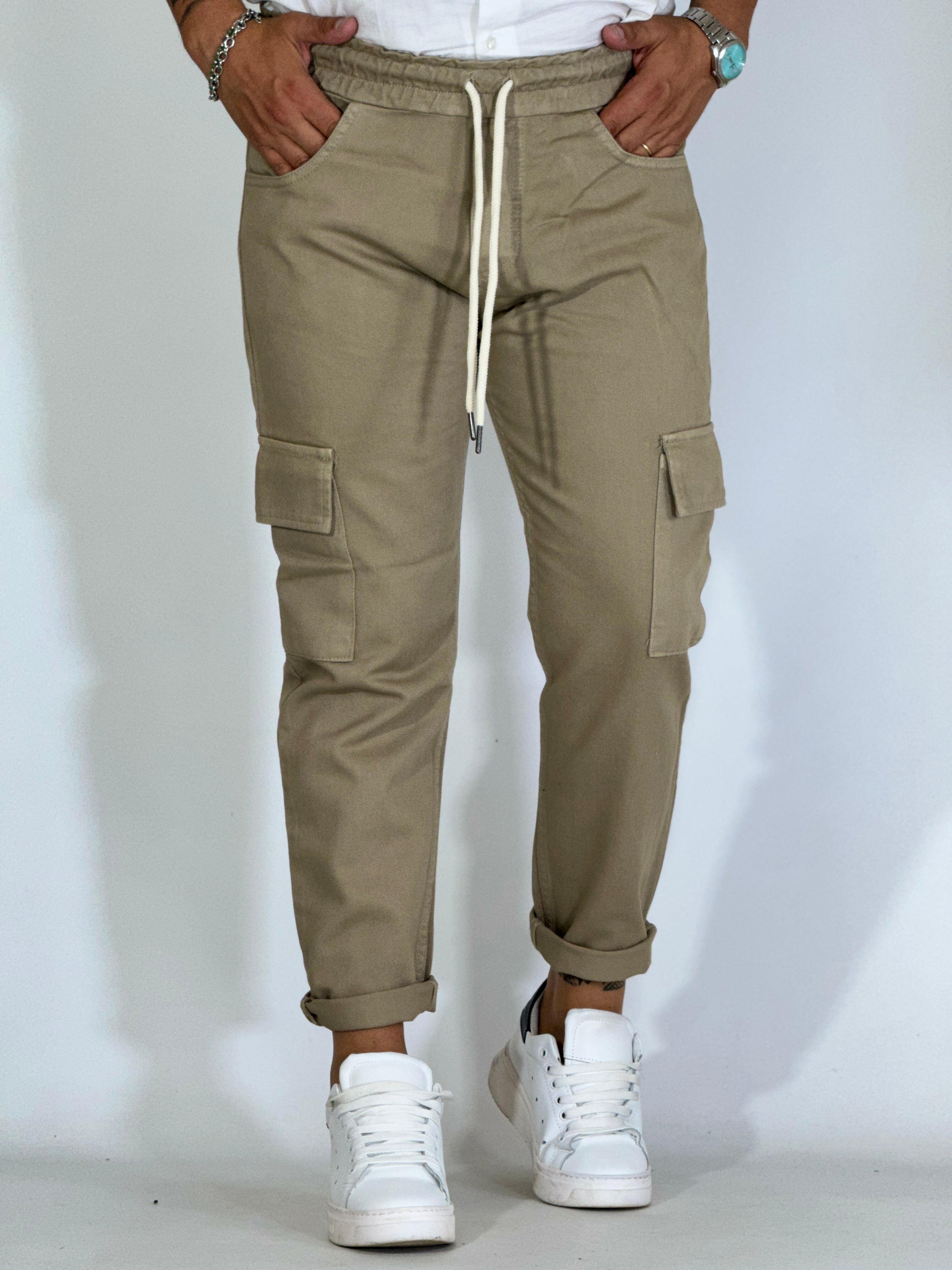 Pantalaccio cargo beige PT01