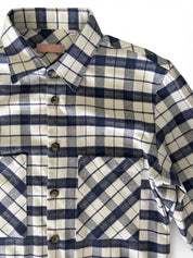 CIAD Camicione flanella quadri blu