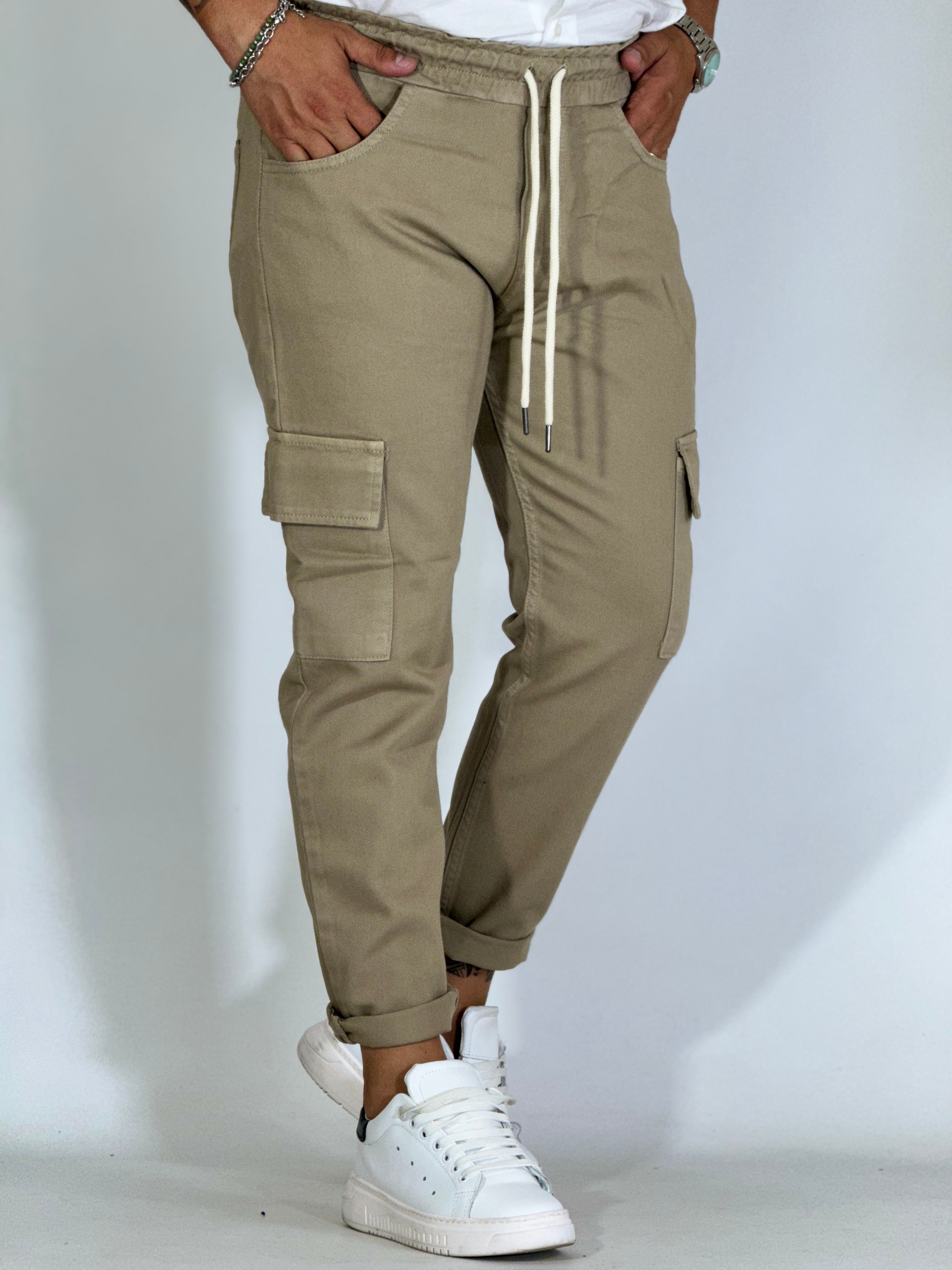 Pantalaccio cargo beige PT01