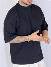 Louvre · t-shirt cropped nera