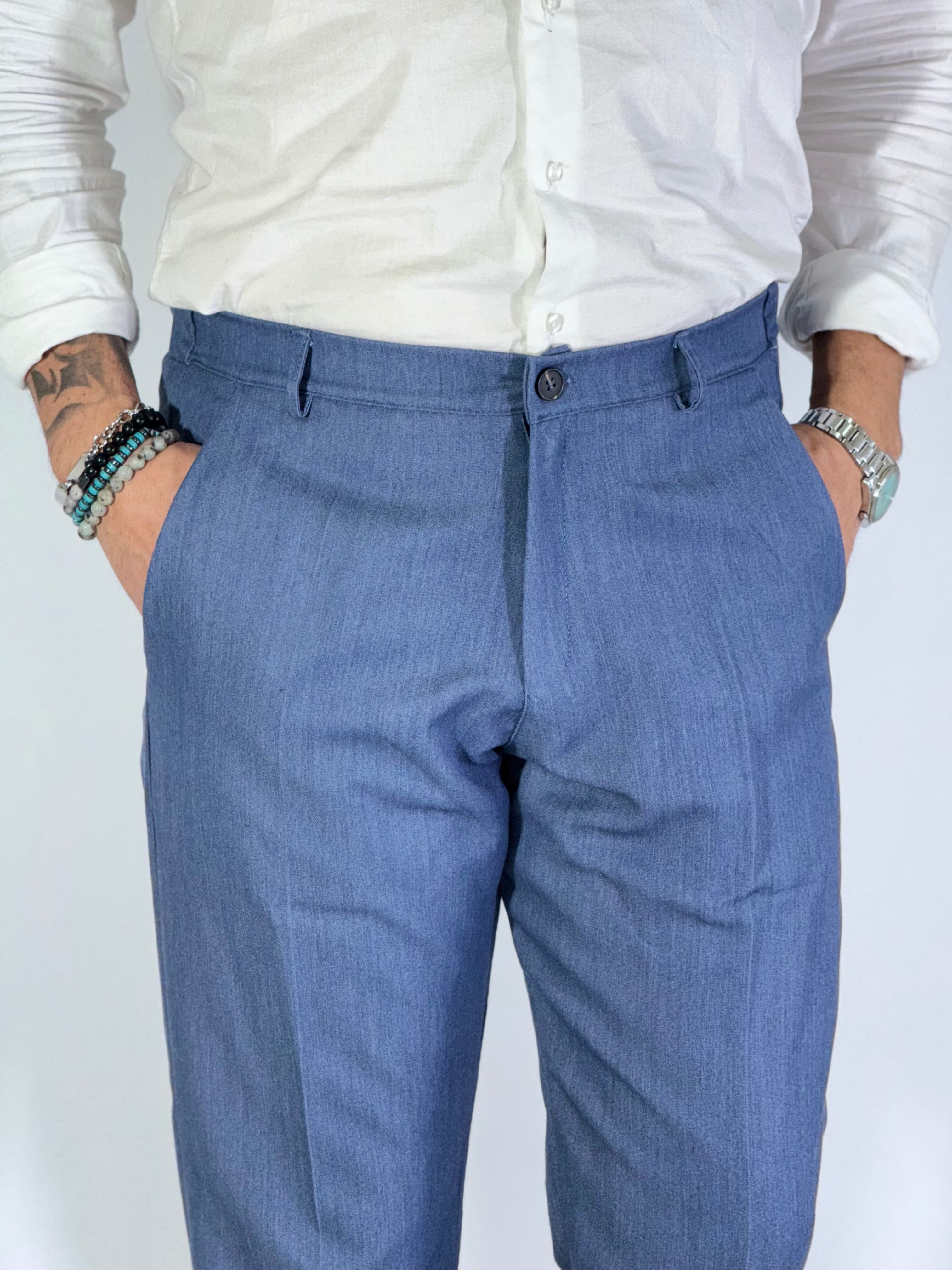 Pantalone elegante jeans UM486