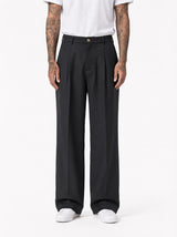 Pantalone maxi pinces nero PENCH28
