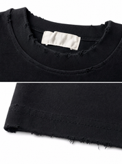 T-shirt oversize black L815000