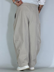 Pantalone extreme palazzo grigio chiaro BE155