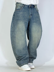 Jeans balloon sabbiato WJ04