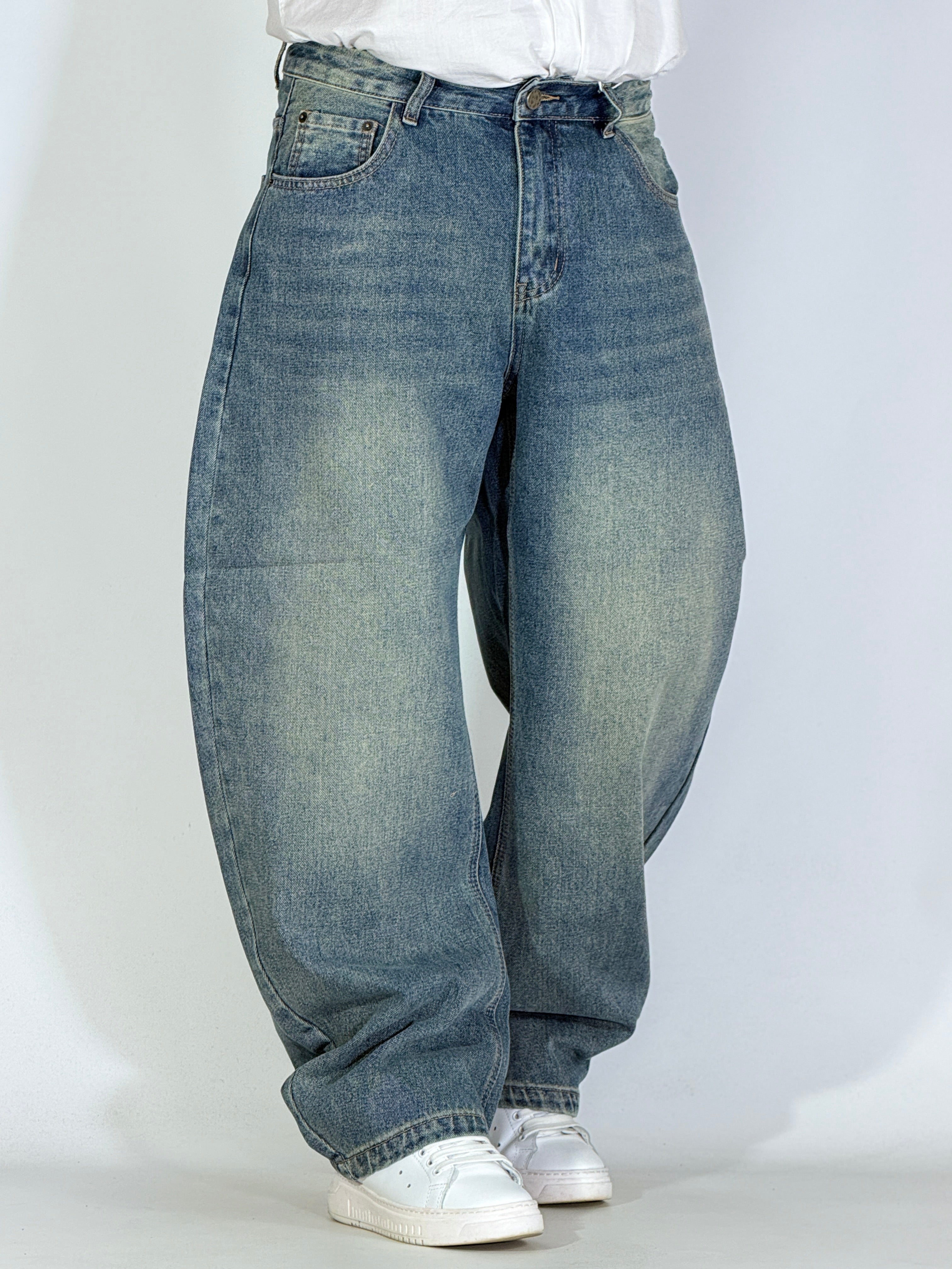 Jeans balloon sabbiato WJ04