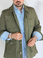 Sahariana verde militare DIAMOND