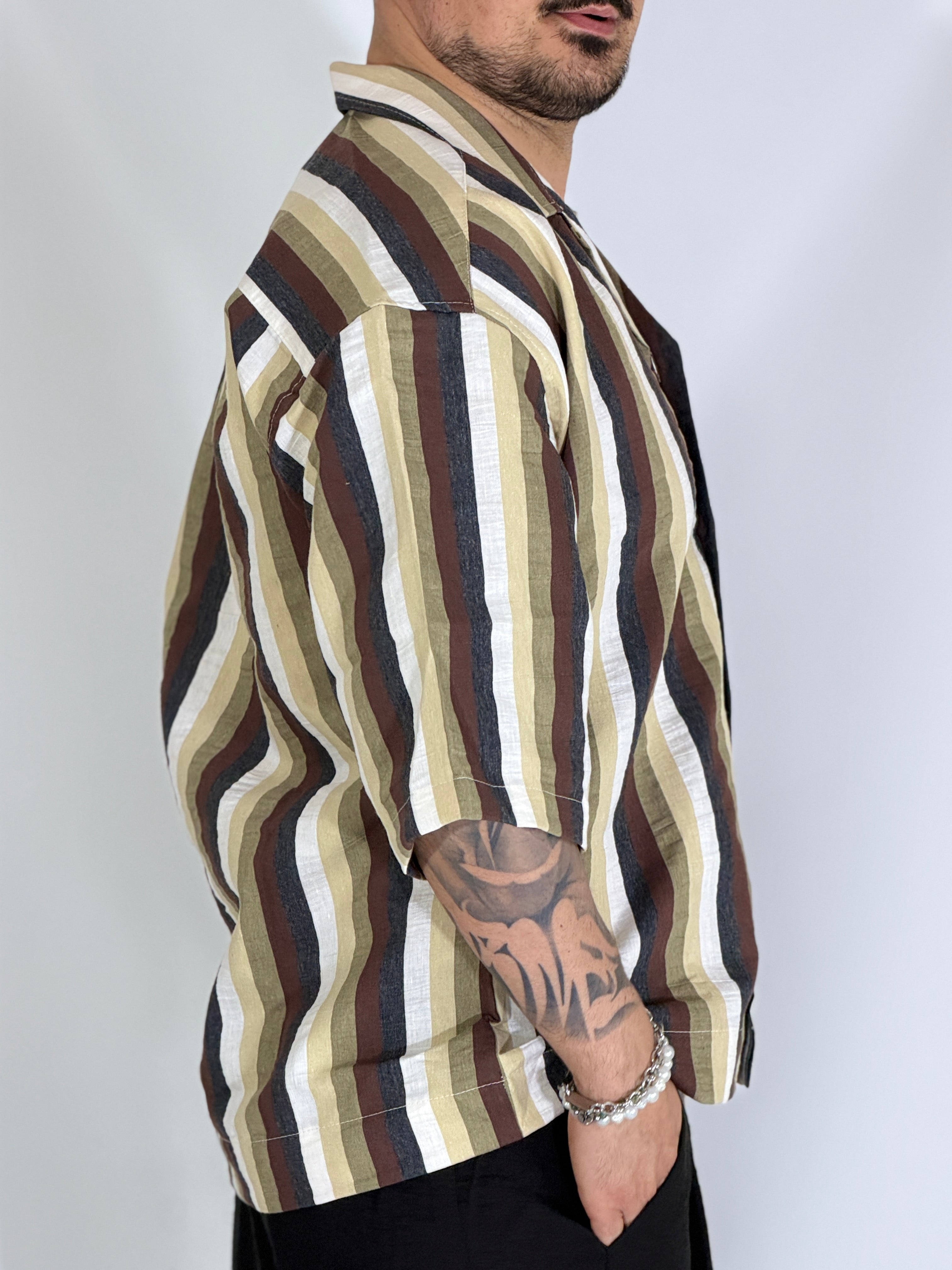 Camicia bowling cotone REY