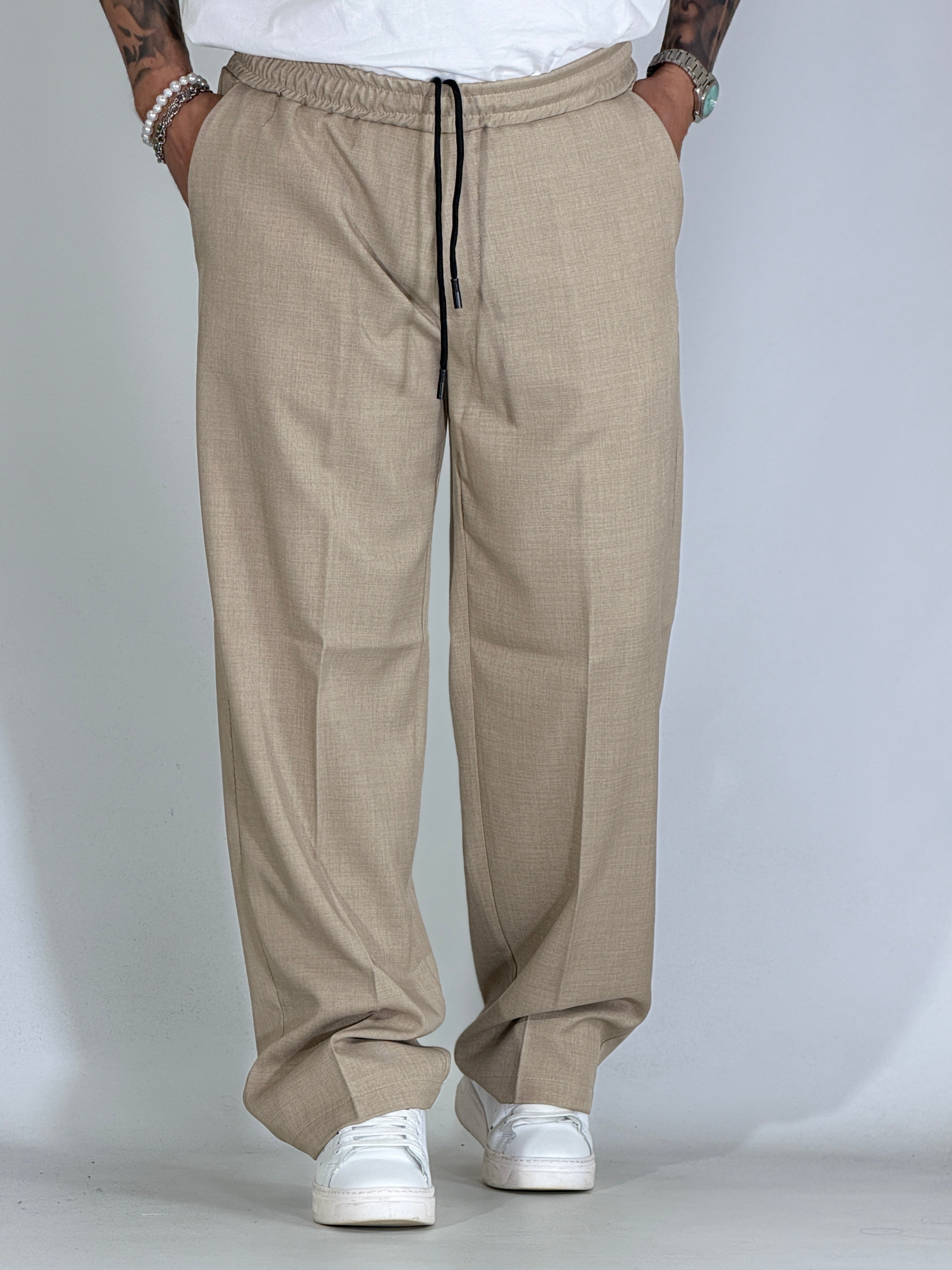 Pantalaccio fiammato palazzo fango BRIXTON