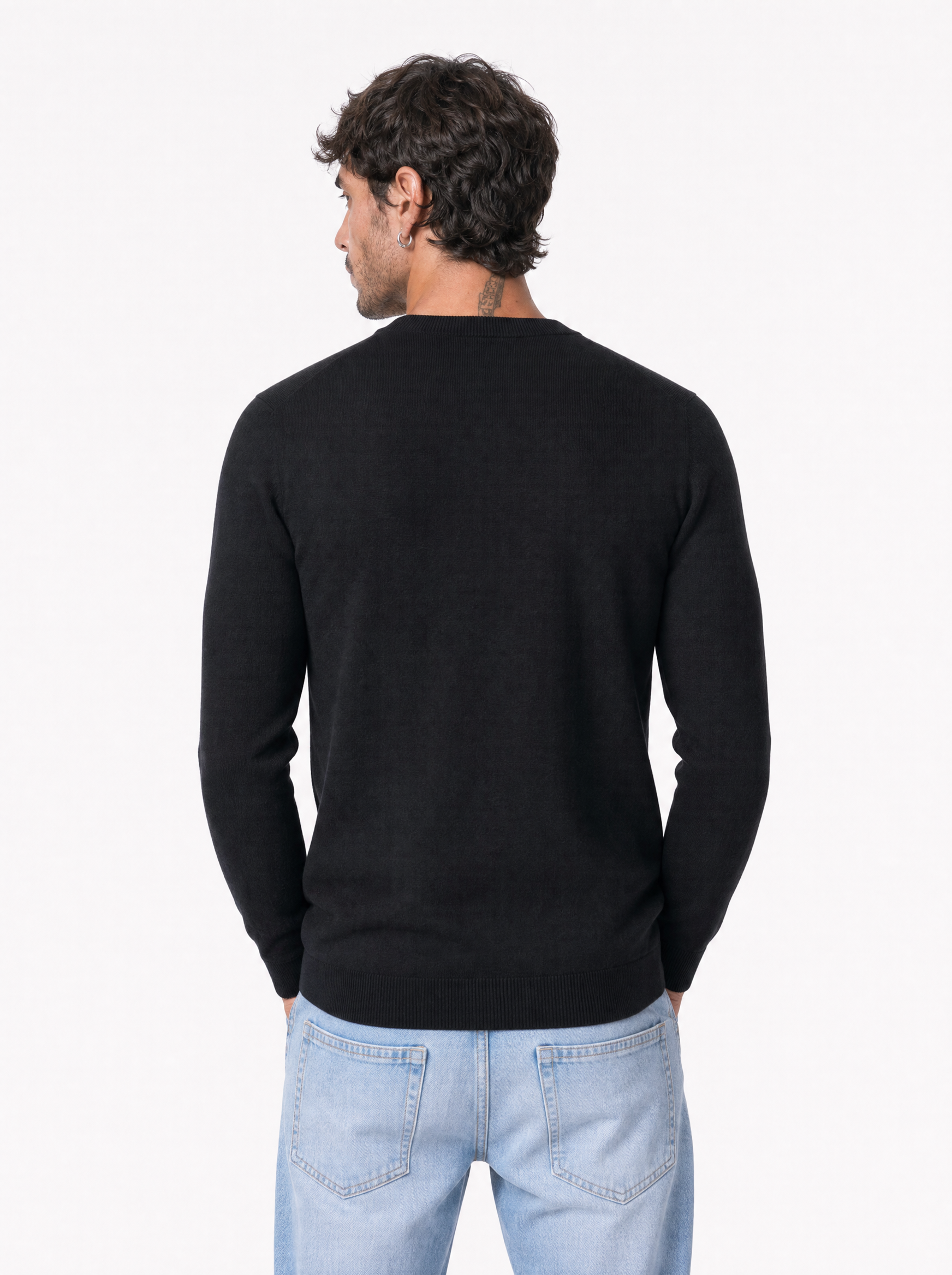 Maglia tramata nera M897