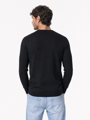 Maglia tramata nera M897