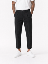ESPERIA Pantalone con coulisse nero