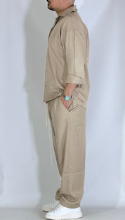 Coordinato fondo ampio beige FMT6445