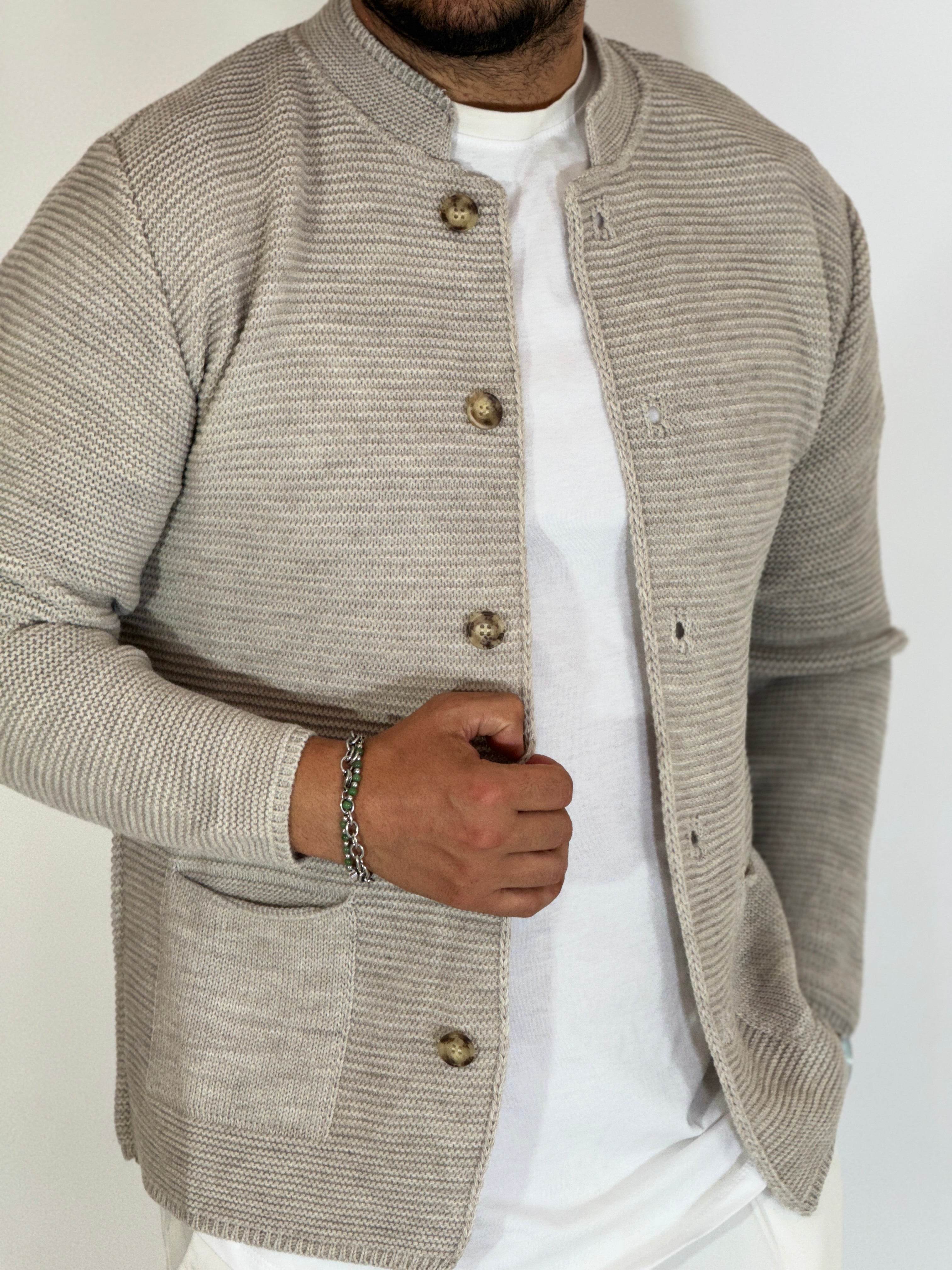 Cardigan coreano beige BK77007