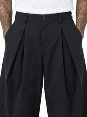 NARCISO Pantalone balloon maxi pinces nero